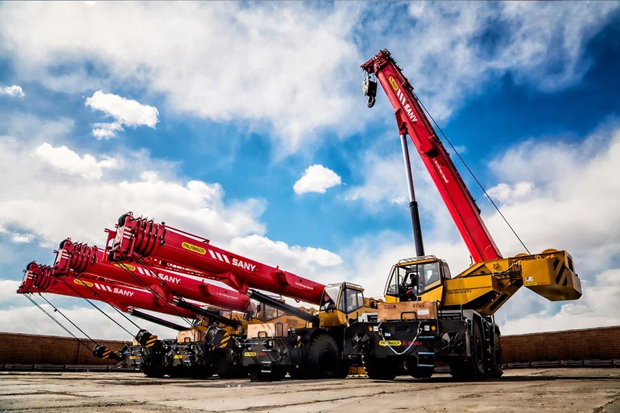 Короткобазовый кран Sany SRC800T